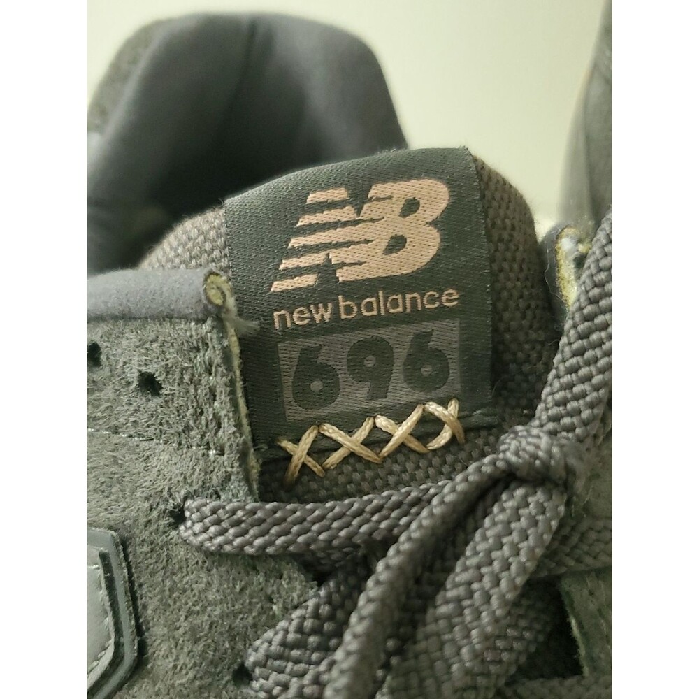 New Balance 696 Gray Suede Lace-Up Sneakers Size US 9 WL696BY - Picture 8 of 13